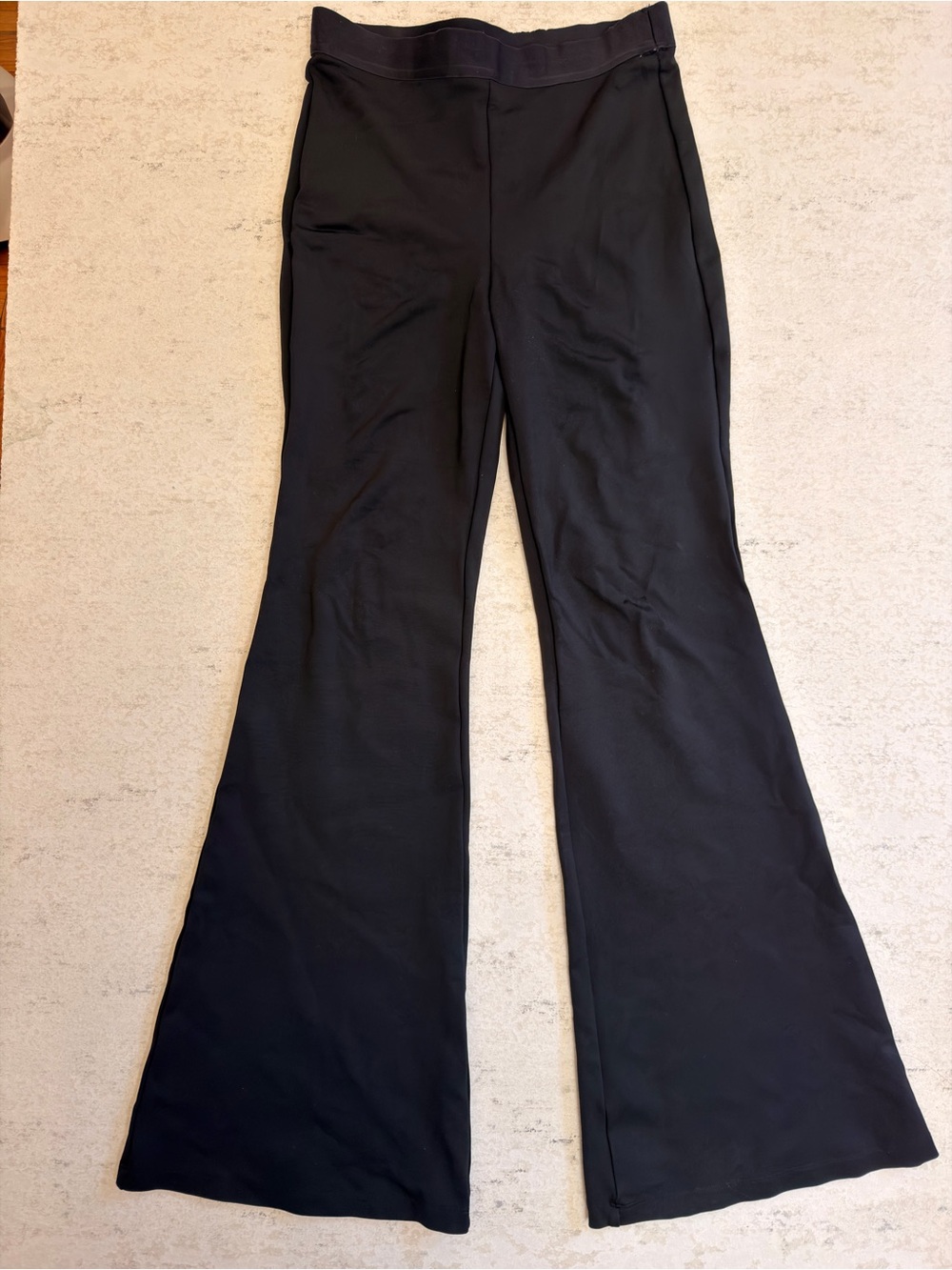 Express Black Flared Leggings Size M